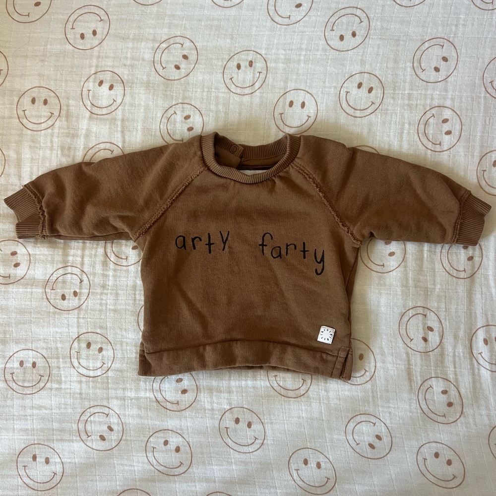 Arty Farty Crew Neck Sweatshirt from Sproet & Sprout
